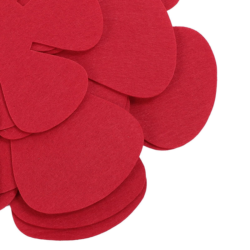 Pot Pan Protectors, Set of 12 and 3 Different Sizes, Larger & Thicker Felt Pan Protector Pads, Pot Divider Pads for Stacking and Protecting Your Cookware, Also Suitable for (Red) Red