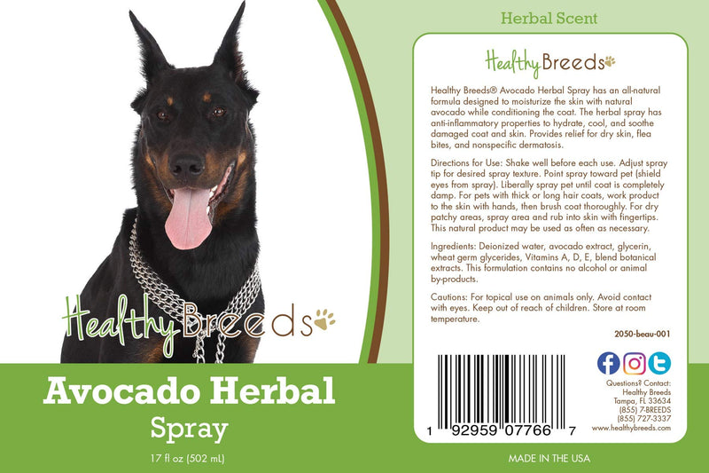 Healthy Breeds Beauceron Avocado Herbal Spray 17 oz