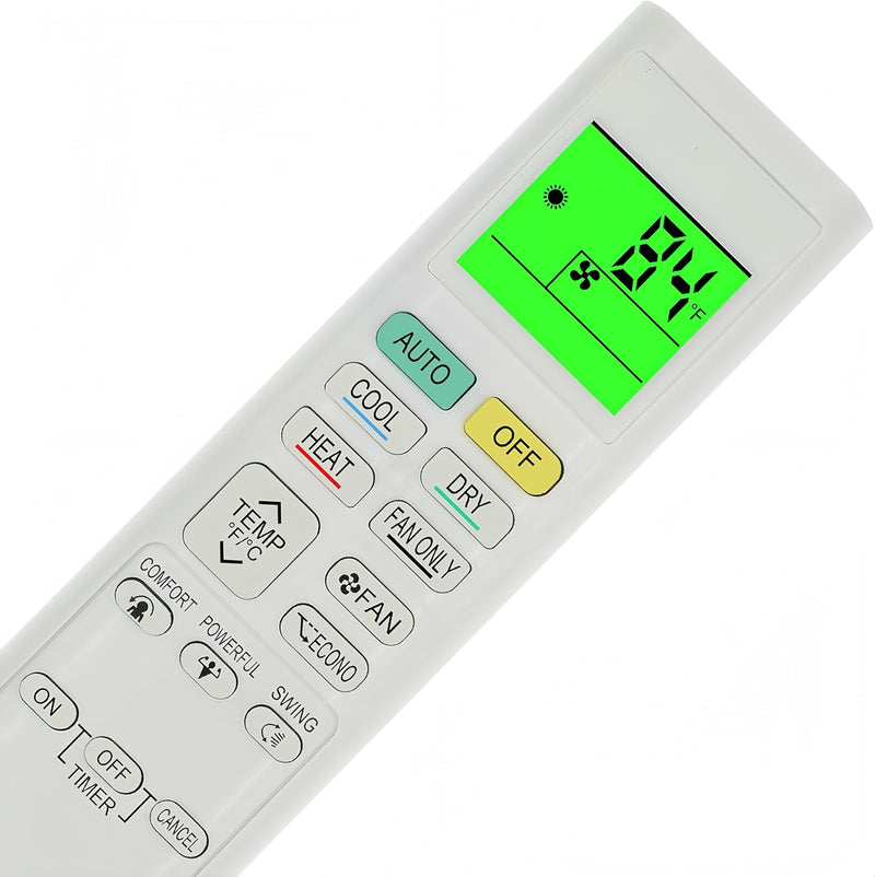 Replacement Remote Control for DAIKIN AC Air Conditioner FTX09NMVJU FTXN09NMVJU RX09NMVJU FTX12NMVJU FTXN12NMVJU FTX15NMVJU FTXN15NMVJU FTX18NMVJU FTXN18NMVJU FTXN24NMVJU FTX24NMVJU