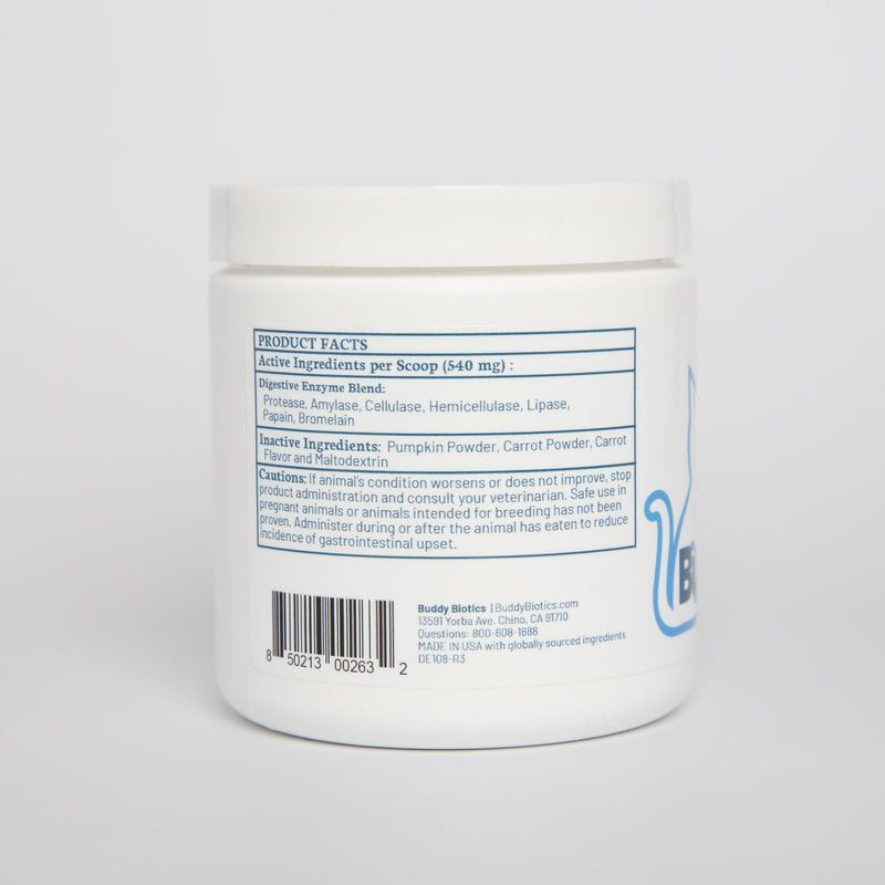 Digestive Enzymes Powder for Cats 7-Targeted Digestive Enzymes to Help Break Down Kibble, Supports Digestion & Nutrient Absorption, Easy Sprinkle-On Formula