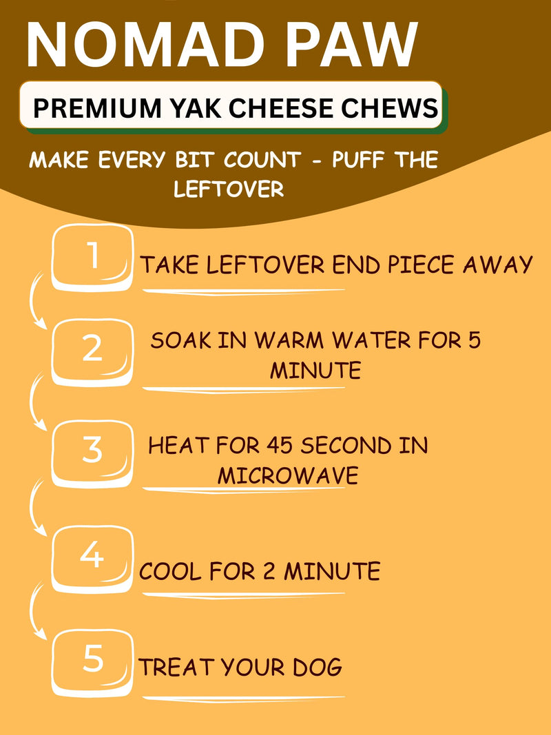 Himalayan Yak Cheese Dog Chews for Small Dogs – Long Lasting Dog Treats, 5 Pack | Natural Limited Ingredient Dog Bones | Rawhide Free Chews for Small Breeds, Puppies & Gentle Chewers Small 5 Pack