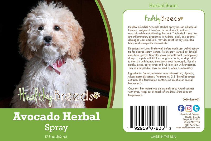 Healthy Breeds Cockapoo Avocado Herbal Spray 17 oz
