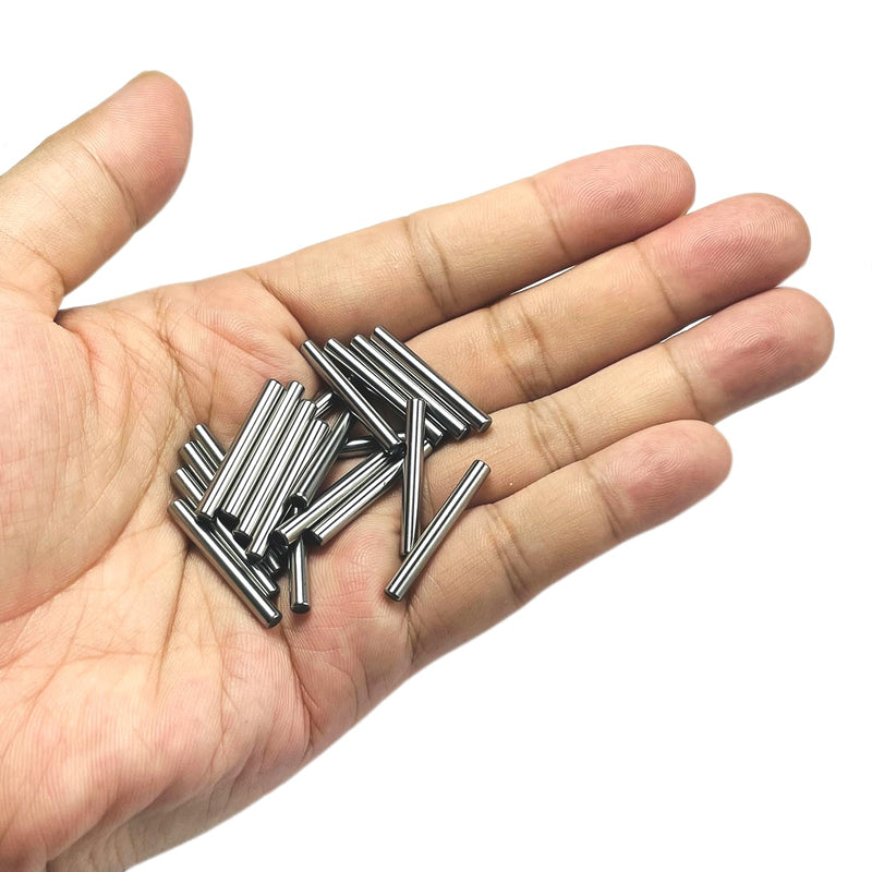 20PCS 1/8 x 1 Dowel Pins,1/8 inch x 1 inch Metal Dowel pins,Shelf Pegs 1/8 inch,Bearings Alloy Steel pins Wood Bunk Bed Dowel Pins 1/8 Shelf Pins 1/8 inch Metal pins,Shelf Support Pegs. 1/8 x 1 Inch