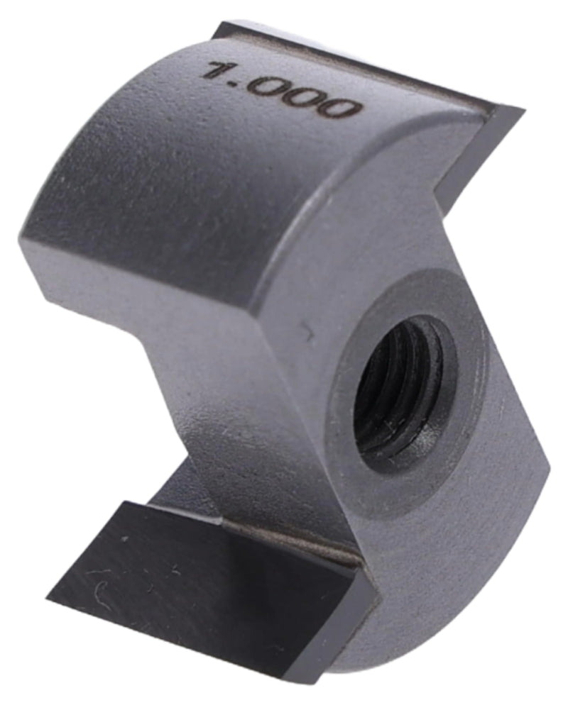 Whiteside 13-1000 Screw Type Helix Mortise Router Bit: 1 Inch Cutting Diameter, 1/2 Inch Cutting Length, Downshear Cutter Only