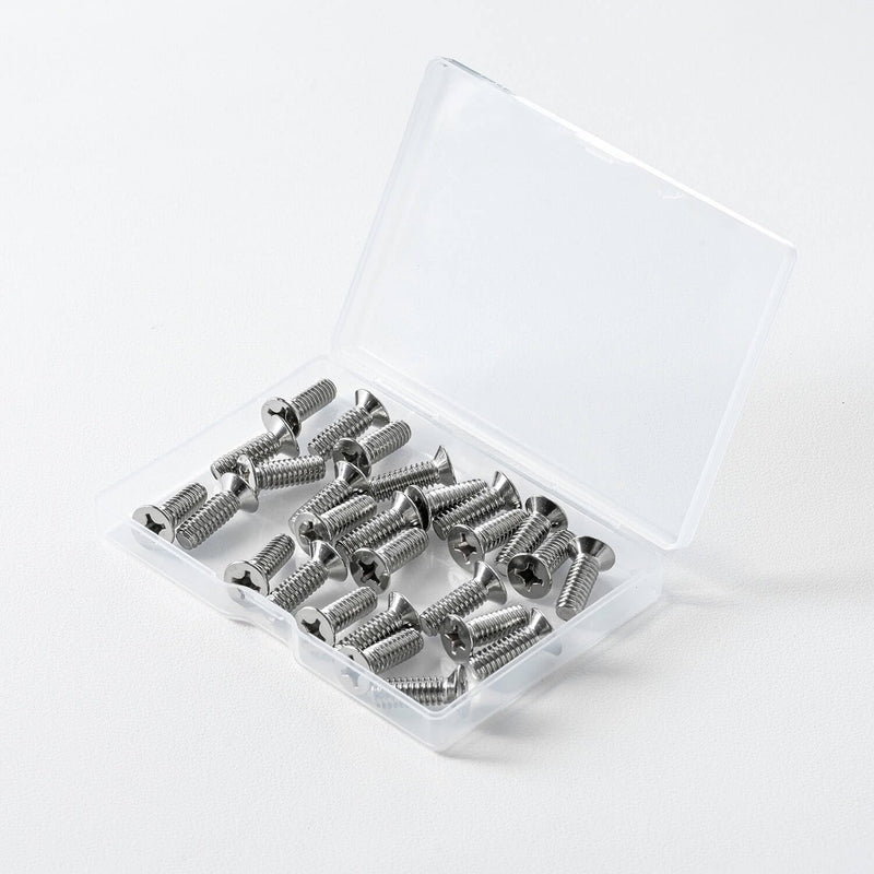 5/16-18 x 4'' (10 Pack) Flat Head Machine Screw, Phillips Drive, 304 Stainless Steel 18-8, Bright Finish, Fully Machine Thread 5/16 x 4''