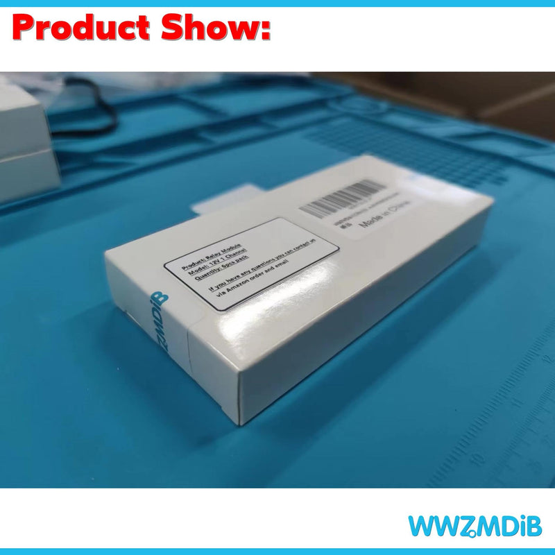 WWZMDiB 12 Pcs Logic Level Shifter Converter Module Bidirectional 3.3V to 5V, 5V to 3.3V UART, IIC, SPI, 1-Wire 4 Channel