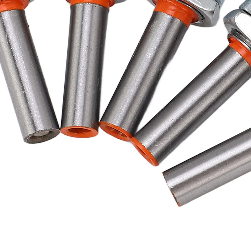 Countersink Drill Bit Set, Adjustable Depth Stop Alloy Steel Excellent Cutting Capability Prevents Clogging Multiple Uses 5 Piece Set