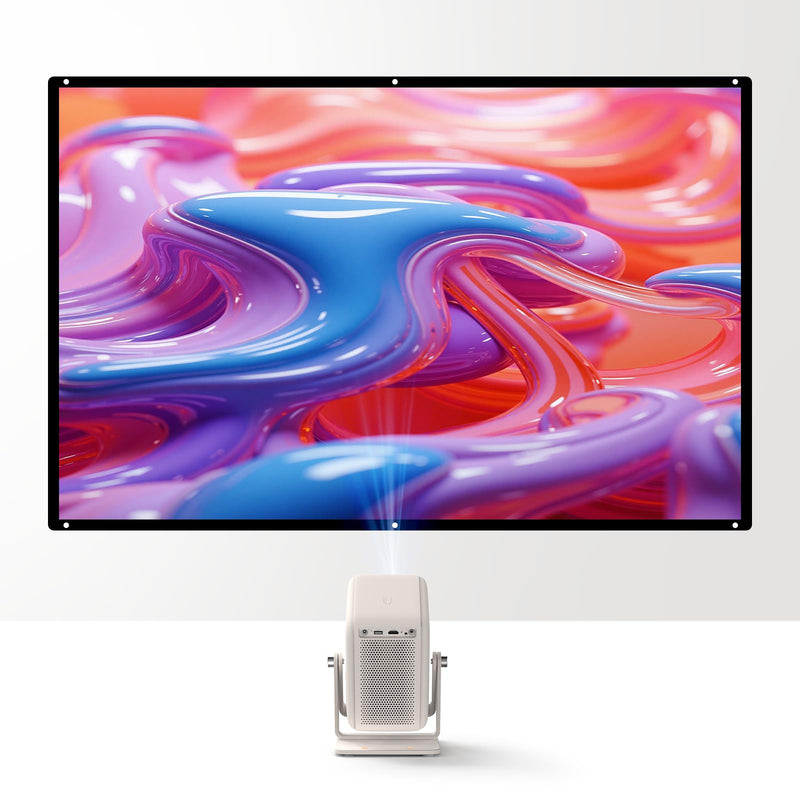 Video Projector, Videos Projector Display, Projector Compatible with TV Stick, Home Theater & Outdoor Projection Use，Easy to Carry