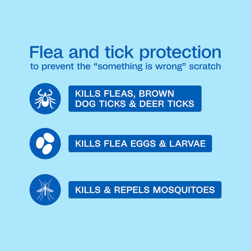 ADAMS Plus Flea & Tick Prevention Spot On for Dogs, Extra Large Dogs, Kills Fleas & Ticks (Brown Dog/Deer Ticks), Kills and Repels Mosquitoes, Prevents Flea Infestations, 3-Month Supply, 3 Pack X-Large Dog 61-150 Pounds
