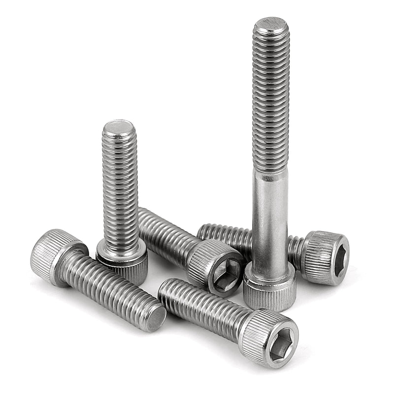 5/16-18 x 1-1/4" (1/2" to 3" Available) Socket Head Cap Screws Bolts, Allen Socket Drive, Stainless Steel 18-8 (304), Fully Threaded, Bright Finish, Machine Thread, 10 PCS 5/16-18 x 1-1/4"