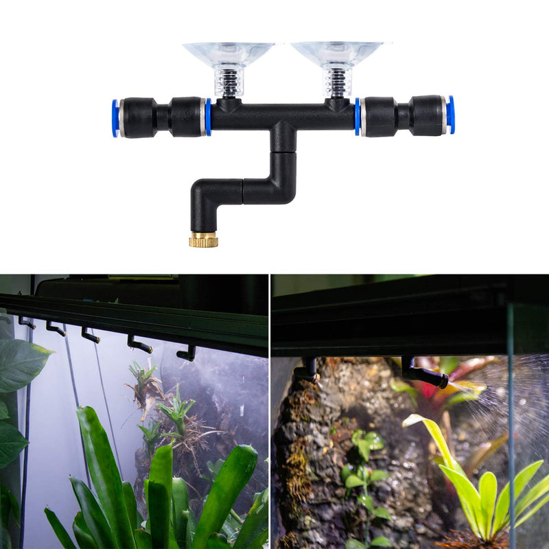 REPTI ZOO 4 Pieces Spray Nozzles Adjustable Fine Misting Water for Reptiles - PawsPlanet Australia