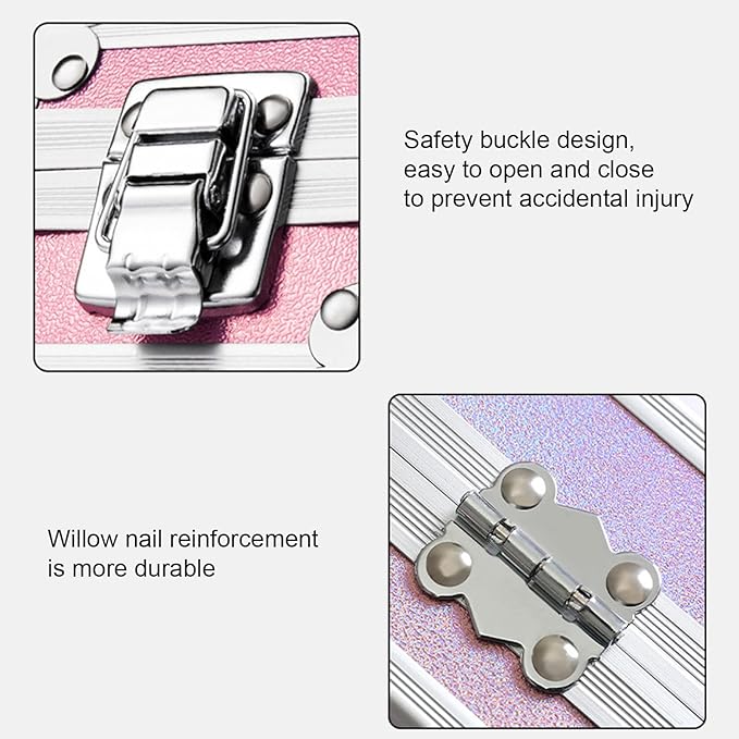 Daconovo 30 Holes Manicure Drill Bit Storage Box Manicure Tool Organizer Nail Drill Bit Holder Case Portable Nail Art Storage Container for Nail Salon - NewNest Australia