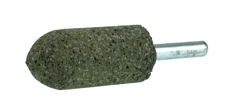 Weiler 68333 Tiger ZIRC A11 Portable Mounted Point, RZA24-U 7/8"x2" with 1/4" Stem, (Pack of 10)