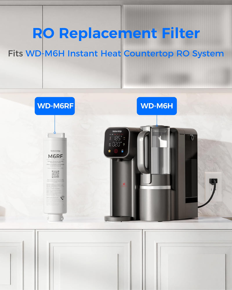 Waterdrop M6RF Filter, Replacement for M6H RO System, 12-Month Lifetime
