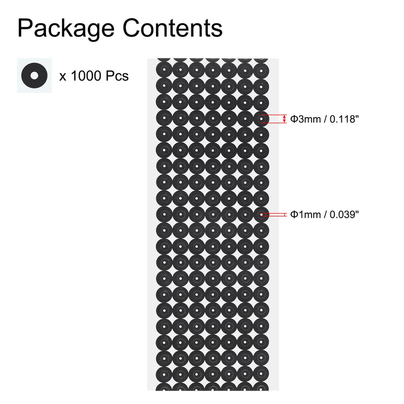 uxcell 1000Pcs 3D Scanner Markers 1mm for 3D Scanner, 3D Tracking Dots Reference Point Markers, 3D Target, Diffuse Reflection Markers for 3D Scanner and Optical Tracking