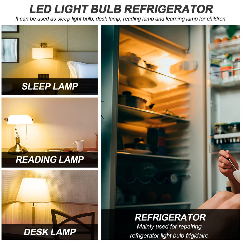 Kscjdg KEI D34l Frigidaire Refrigerator Light Bulb - for 5304511738 Light Bulb Frigidaire Refrigerator Parts PS12364857 AP6278388 -(110V-240V 3.5W)-1Pack 1