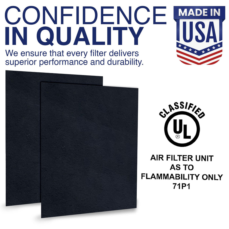 Cut-to-Fit Activated Carbon Filter Pad, 16 x 48 Sheet 1-pack