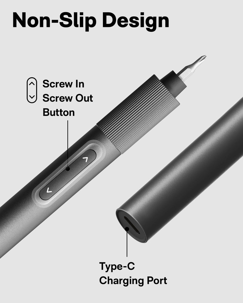 HOTO Electric Precision Screwdriver Set, 25 in 1 Magnetic Small Screwdriver Set, Mini Electric Screwdriver Set for Eyeglasses, Electronics, Watches, Phones, Laptops, Cameras Repair Kit
