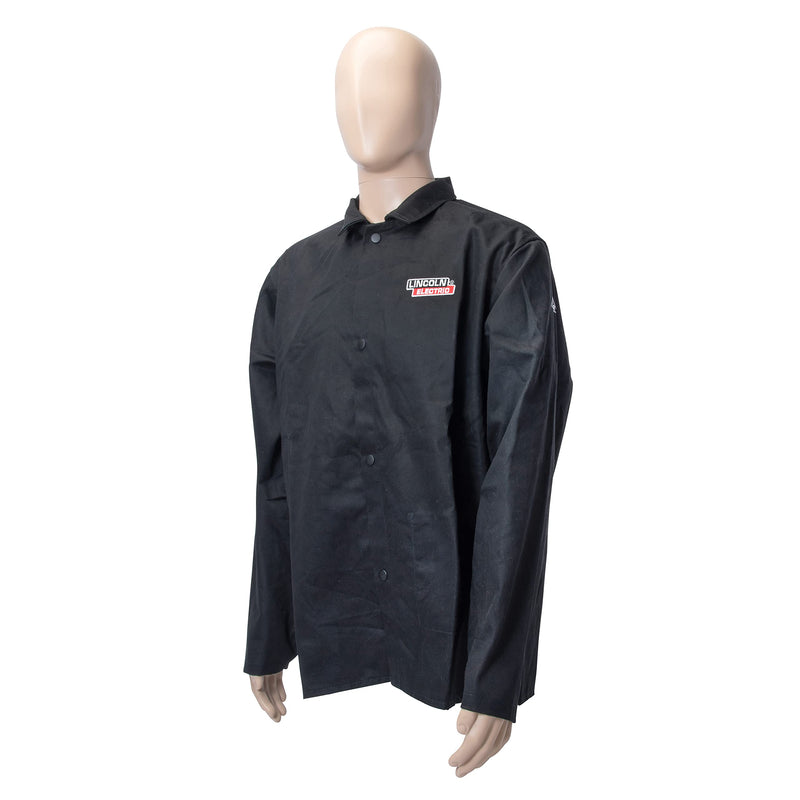 Lincoln Electric Black Flame-Resistant Cloth Welding Jacket X-Large