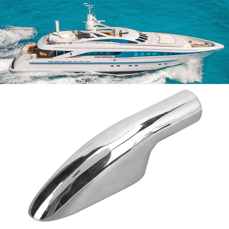 Marine Railing Base, 7/8in / 22mm 316 Stainless Steel Boat Hand Rail Base Handrail Fitting End Mount Hardware Tube Base for Yacht, Marine Boats, Vessels(7/8in/22mm) 7/8in/22mm