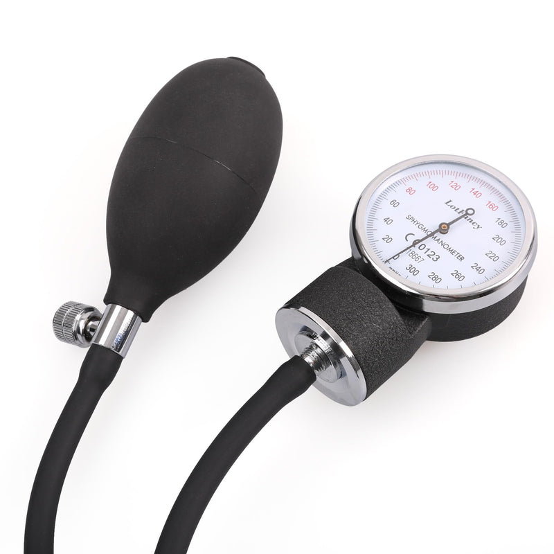 LotFancy Aneroid Sphygmomanometer, Pediatric BP Cuff, Child & Small Cuff, Professional Manual Blood Pressure Cuff, 7.2"-10.5", with Zipper Case S Cuff (7.2"-10.5") Black