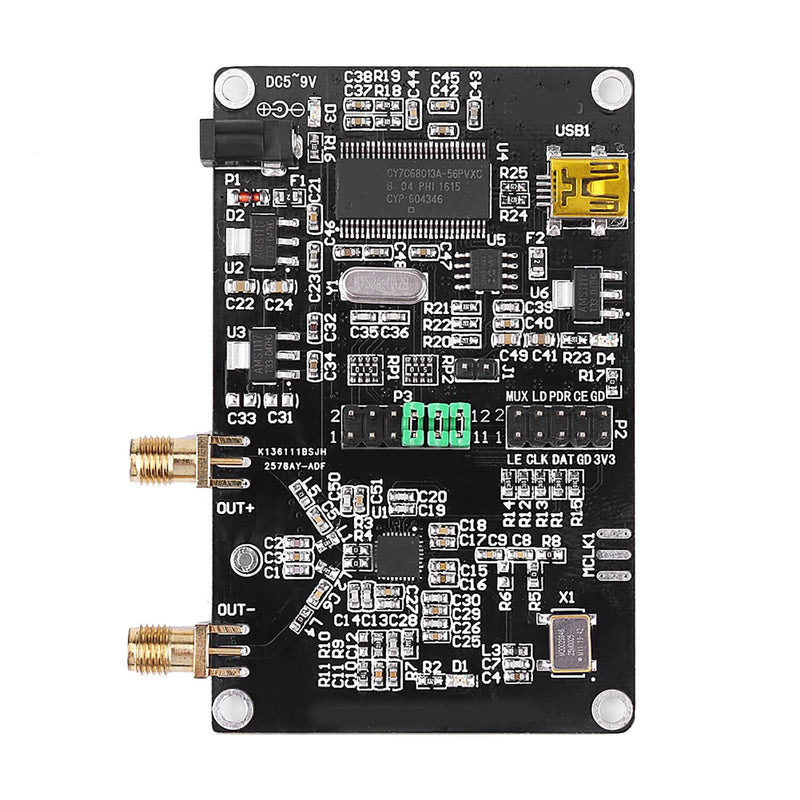 ADF4351 + Development Board with Micro 35M-4.4GHz RF Source Frequency Synthesizer ADF4351 Controller, ADF4351/ADF5355 Microcontroller 35M-4.4G Compatible to W5100 Shield Network