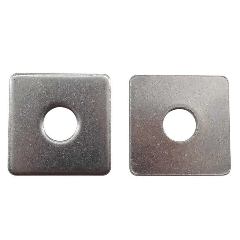 (100 Pieces) M3x10x10x1mm Square Washer 304 Stainless Steel Flat Pad Gasket Square Plate Fastener