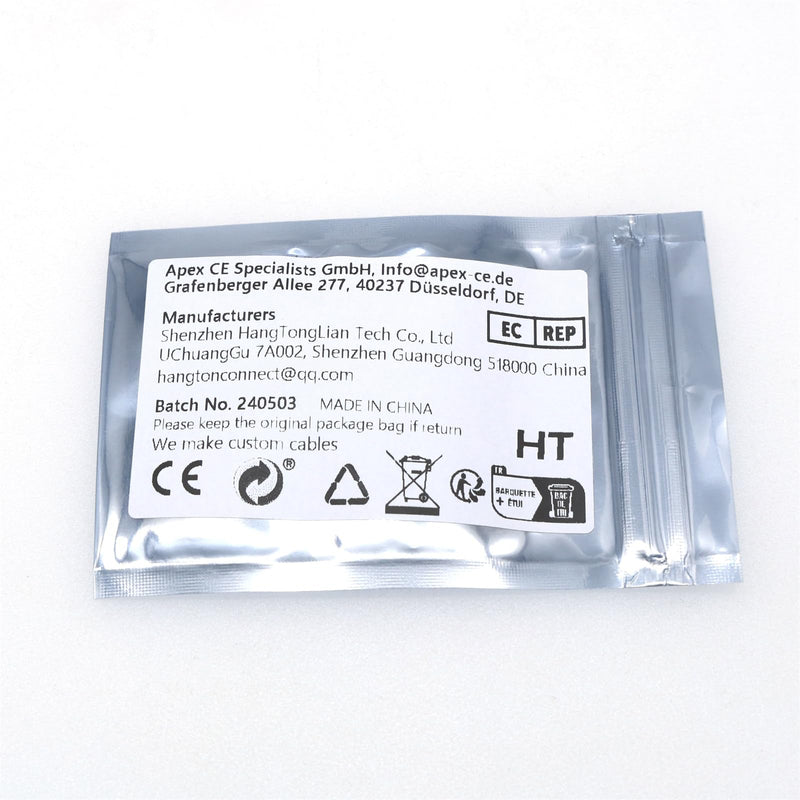 M12 A Coded 8 Pin Female Aviation to Flying Leads Cable Shielded for Actuator Sensor Signal Industrial Controls Automation, Device Network DeviceNet, CANopen, IO Link, Profibus 5m 8 pin female to open