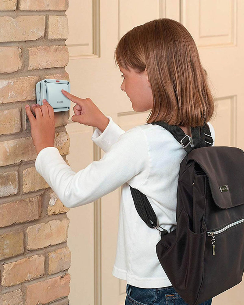 Waterproof Wall Push Button Release Switch, Garage Door Opener Surface Mounted for Automatic Gate Opener, Outdoor Switch for Courtyard Warehouse School, Door Access Control System