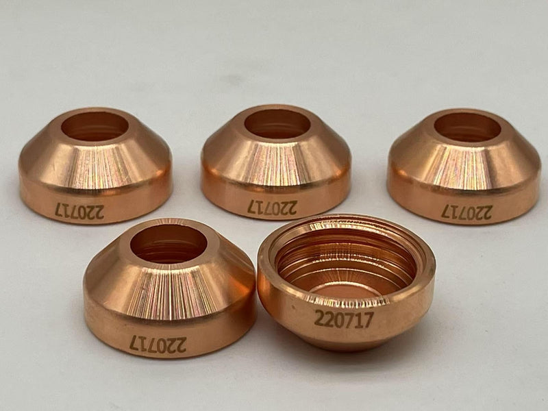 5Pcs 220717 Mechanized Deflector for Hypertherm PMX45 T45v/m Plasma Cutting Torch Consumables