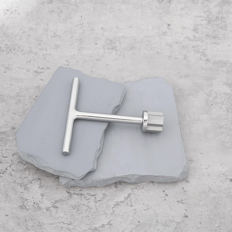 Stainless Steel 23mm T-Handle Star Pattern Key Marine T-Handle Star Tool for Deck Plate and Deck Fills