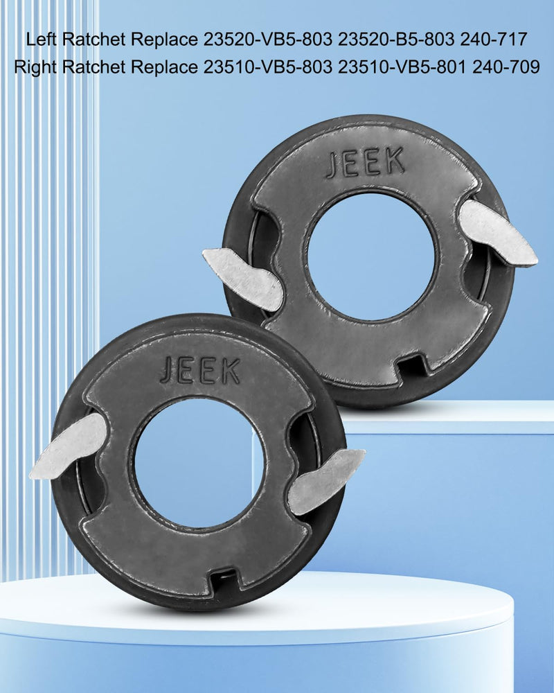 2 Pair Left & Right Ratchet Holder Set Replace 23510-VB5-803 & 23520-VB5-803 240-709 240-717 Fit for Honda HR194 HR195 HR214 HR215K1 HR216 HRA216 HRC215 HRC216 21" Lawn Mowers, ID: 0.595" OD: 1.411" 2 Pair