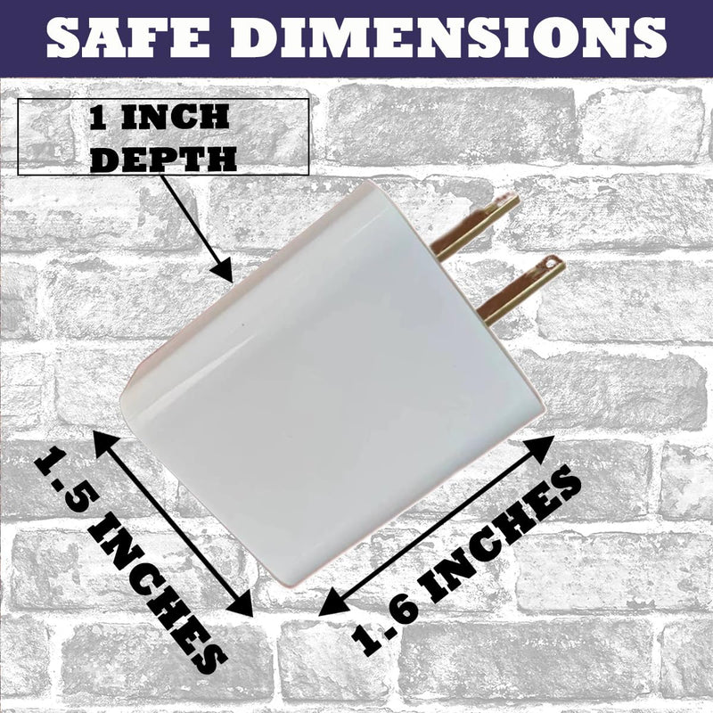 Phone Charger Diversion Safe - Realistic Looking USB Charger with Storage Compartment | Cash Can Items Hidden Compartment Storage Hiding Places for Valuables