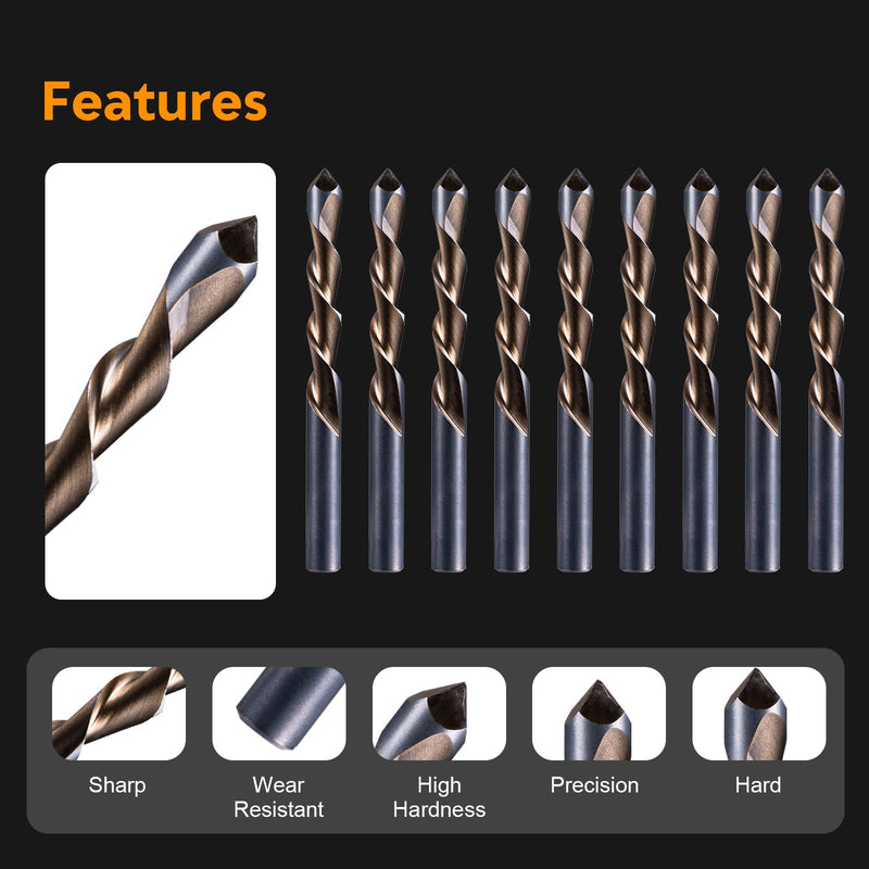 20Pcs Drywall Cutting Tools 1/4" Guide Point Cutting Bits,Drywall Bit Drywall Guide Point Cutting Bits,Used for with Spiral Saw and Power Tools 1/4 in