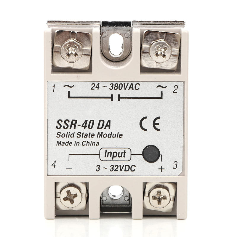 REX-C100 Digital PID Temperature Controller Kit, with 40DA SSR and K-Type Thermocouple