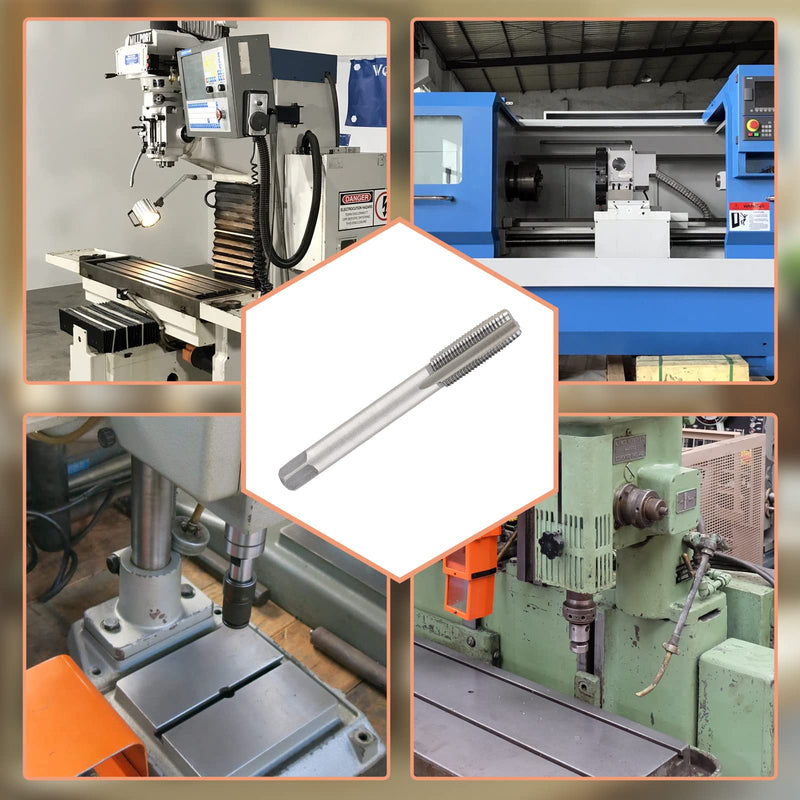 Piutouyar Metric Thread Tap, HSS M16 x 1.5mm Metal Thread Tap, Right Hand Threading Tap for Machine M16 x 1.5