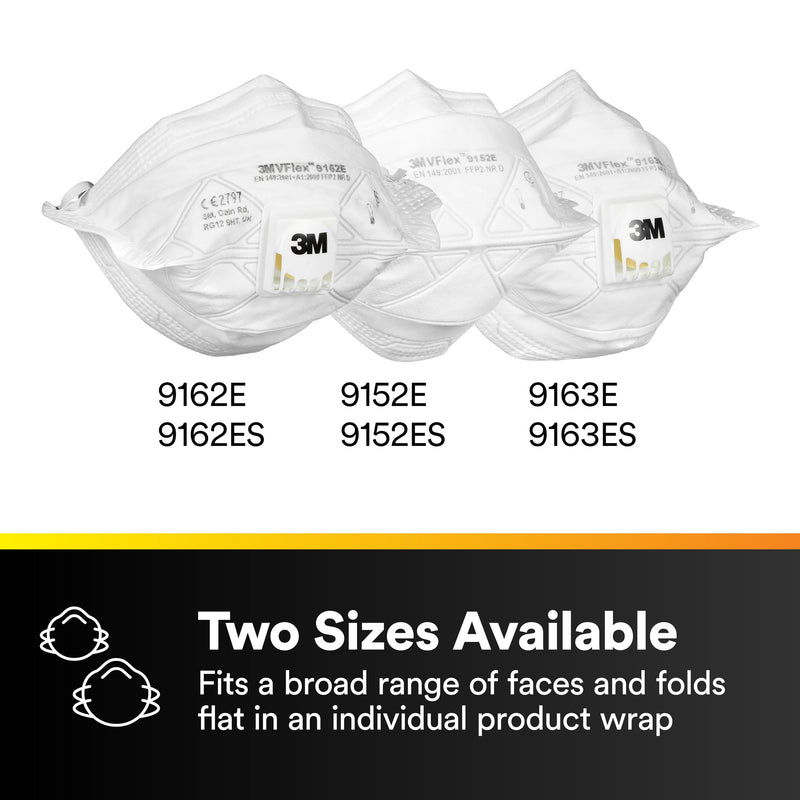 3M N95 Particulate Disposable Respirator 9105, Vflex, Pack of 50, NIOSH