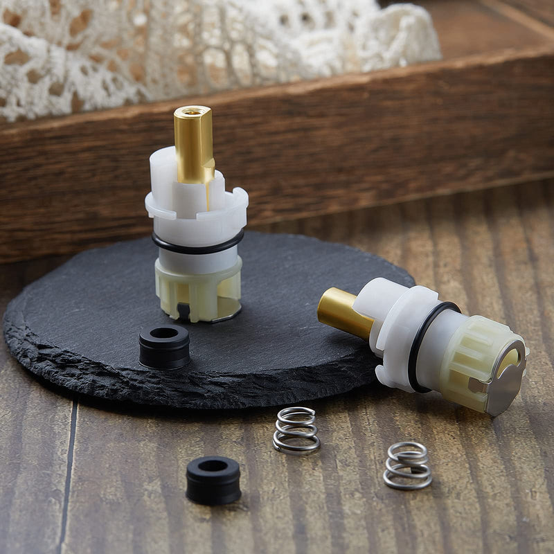 8 Pieces Rp25513 Faucet Cartridge Replacement Parts Repair Kit with Rp4993 Seat and Spring, 8 Cartridge for Kitchen Bathroom Faucet