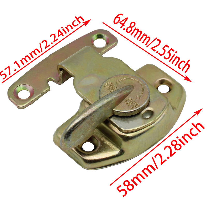 4 Pack Dining Table Lock Heavy Duty Align-N-Lock Table Locks Leaf Buckle Connector with Screws for Extension Tables/Computer Workstations and Conference [FDXGYH, Color zinc] 4PACK