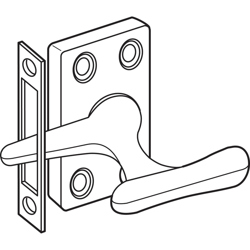 Prime-Line H 3683 1-7/8 In. Diecast and Steel Antique Brass Casement Window Sash Lock (Single Pack) 1-7/8 in.