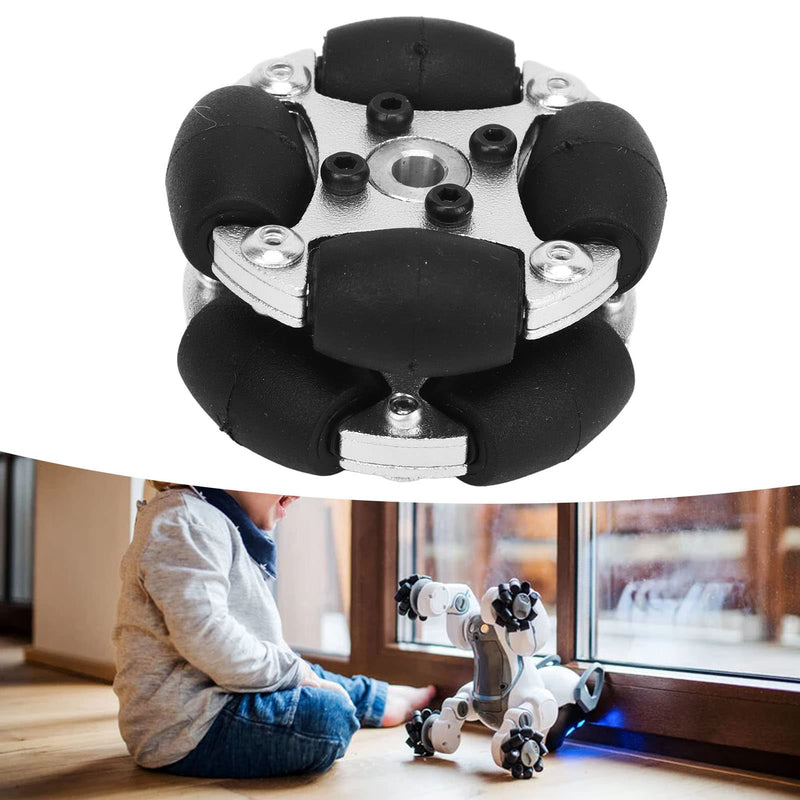 38mm Double Aluminum Omni Wheel 38mm Omnidirectional Wheel with Metal Hubs 14166 Robot Smart Car Parts Accessories