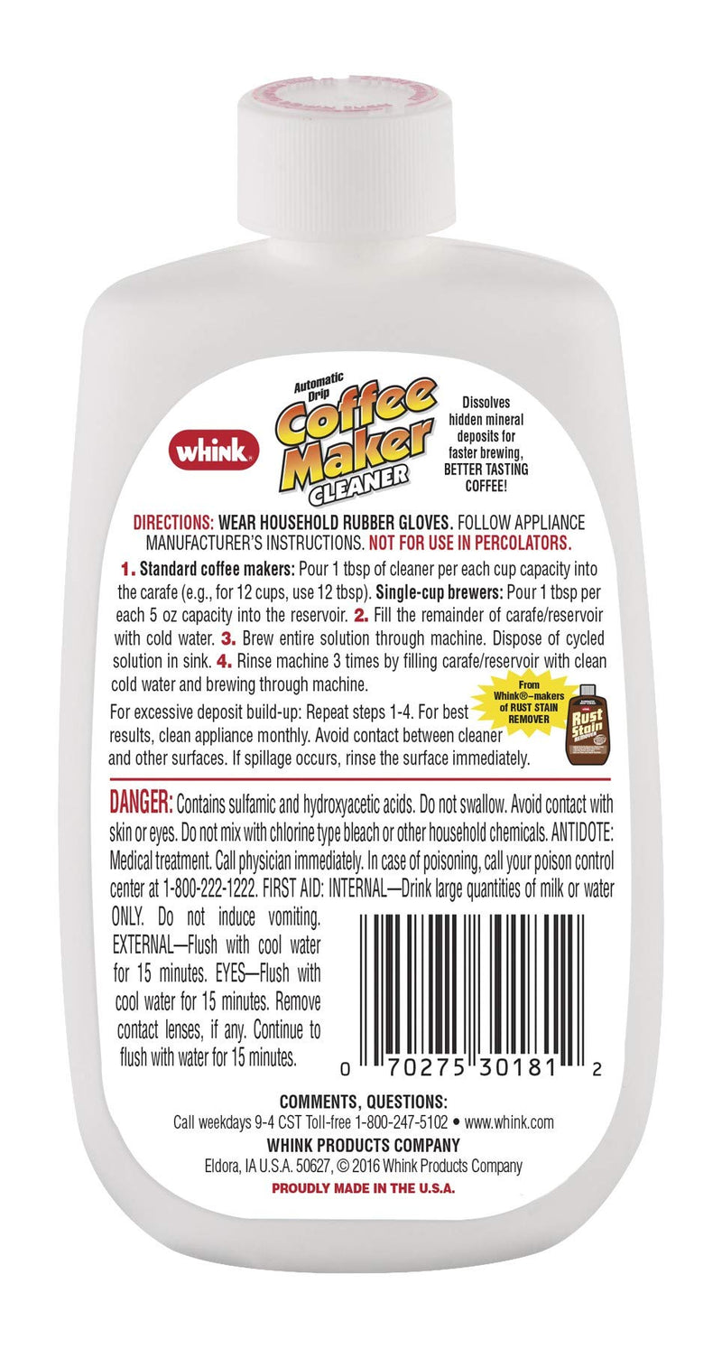 30281 Coffee Maker Cleaner, 10 oz 10 Fl Oz (Pack of 1)