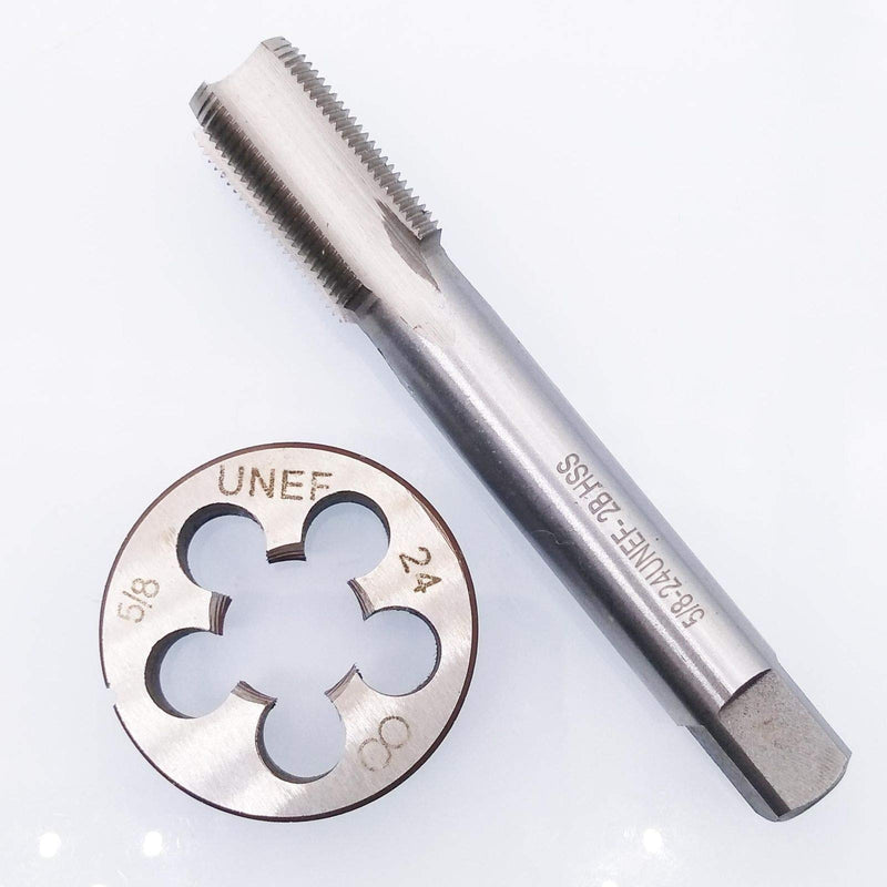 HSS 5/8-24 UNEF Tap and 5/8-24 UNEF Die Right Hand