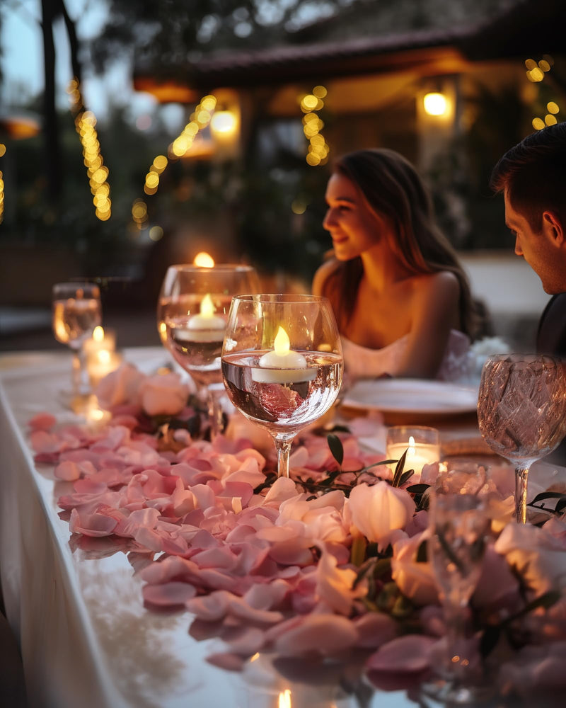 Homemory 24 Pack Waterproof Flameless Floating Tealights, Warm White Battery Flickering LED Tea Lights Candles - Wedding, Party, Centerpiece, Pool & SPA Warm White (24Pack)