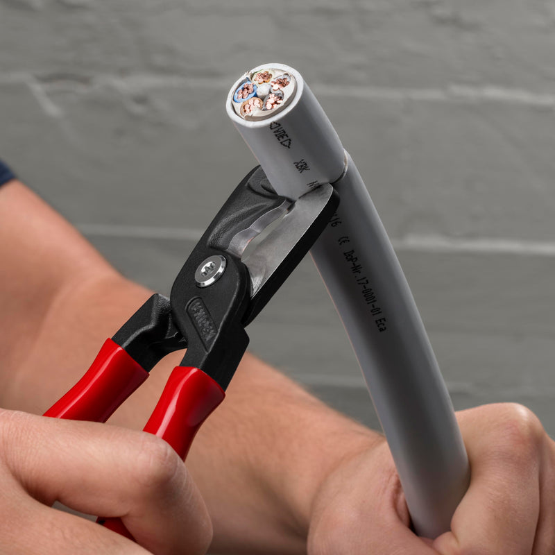 KNIPEX Tools 95 11 225 SBA StepCut® XL Cable Shears, 9"