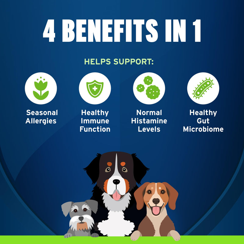 Bundle of K9 Advantix II Large Dog | 2-Mo Supply + Pet Protect Allergy* + Immune+ Seasoderm™ | 60 Count