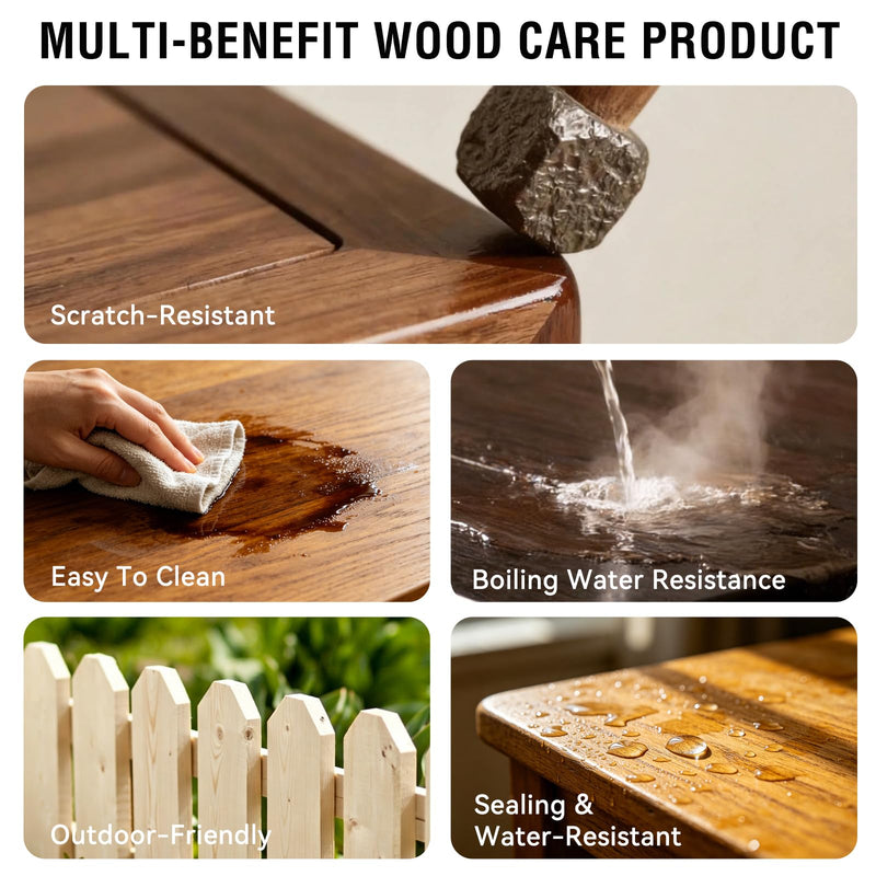 Polyurethane Wood Stain and Sealer in One - 32 oz & Natural Cedar 32 fl.oz
