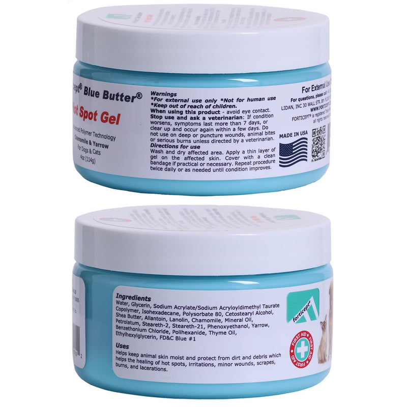 Blue Butter Hot Spot Trteatment Cream 4oz for Dogs and Ear Infection Treatment Drops 2oz for Dogs - PawsPlanet Australia
