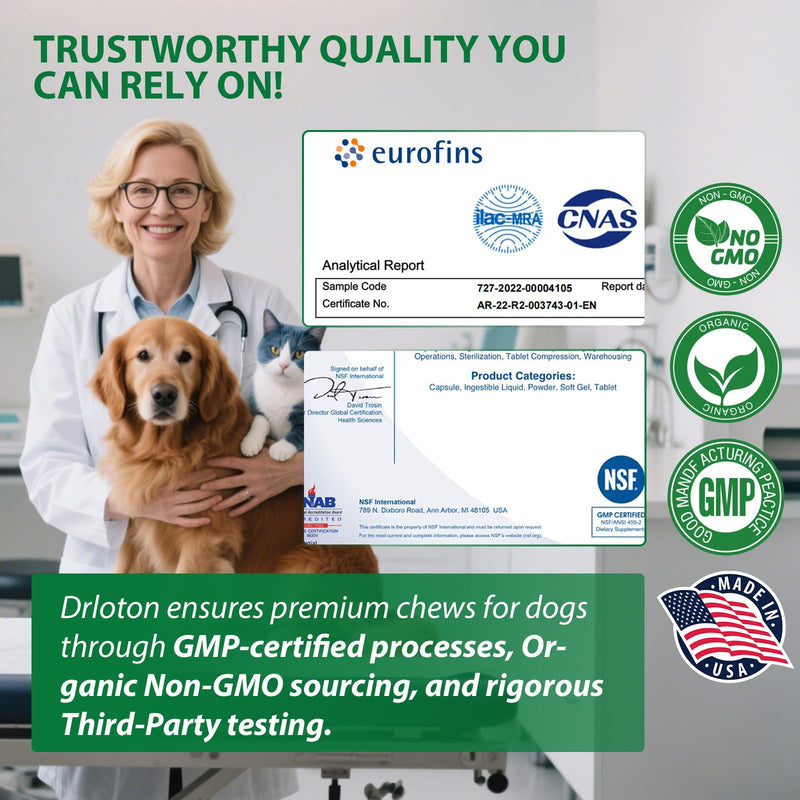 Flea and Tick Prevention for Dogs Chewables, Natural Dog Flea and Tick Treatment Chewable Supplement, Chicken Flavor 180 Count for All Breed Sizes