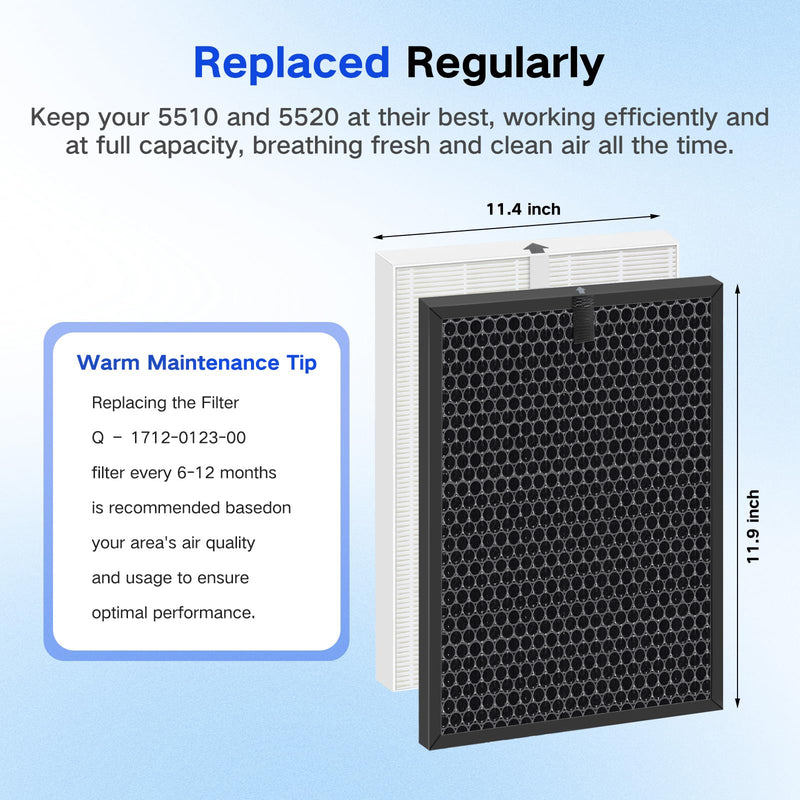 Filter Q Replacement for Winix 5510, 5520, 5530 Air Cleaner Purifiers